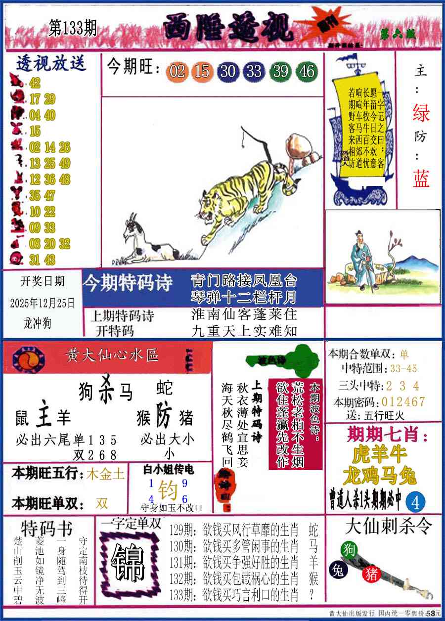 133期西陲透视(正版)[图]