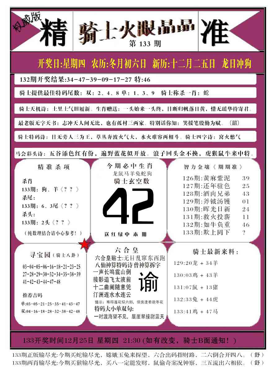 133期骑士火眼晶晶b[图]