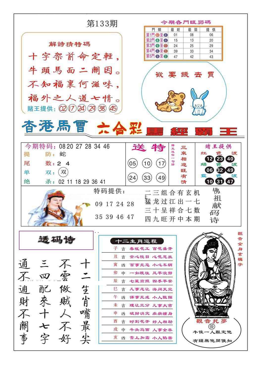 133期马经霸王[图]