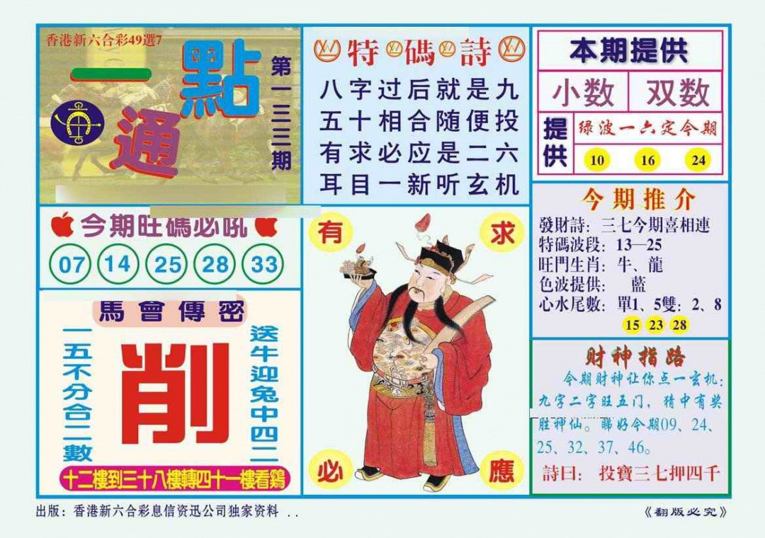 133期一点通（新图）[图]