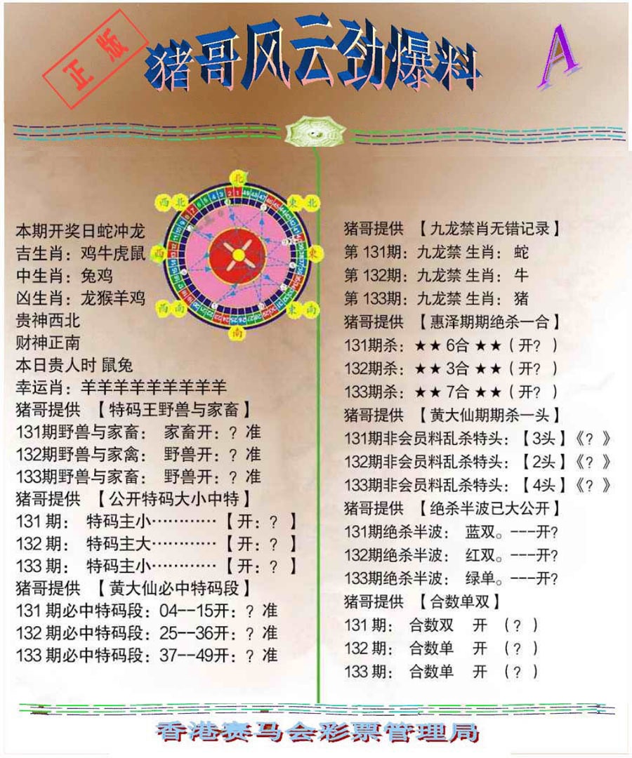 133期猪哥风云劲爆料A[图]