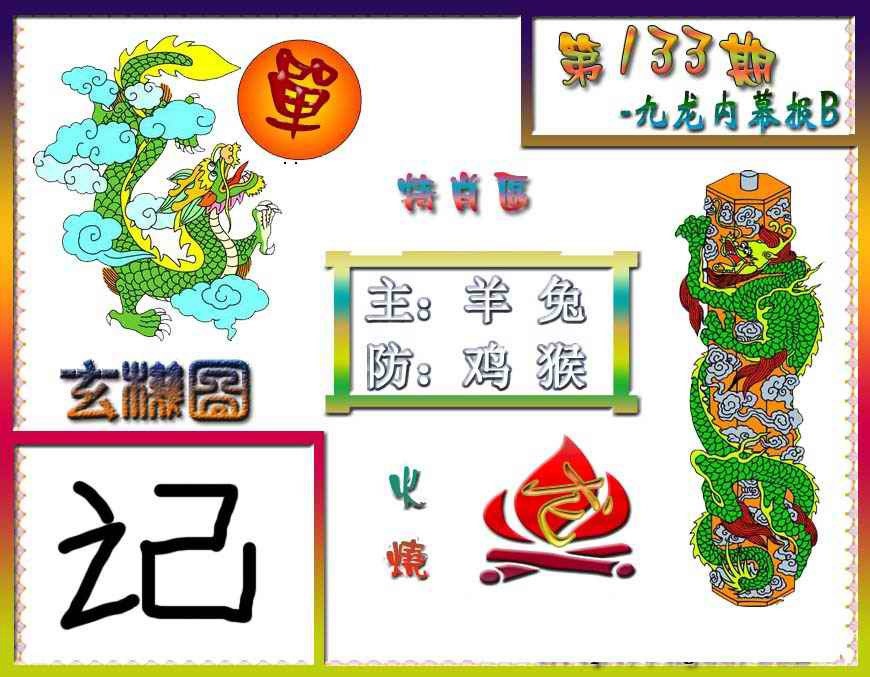 133期九龙内幕特肖图B[图]