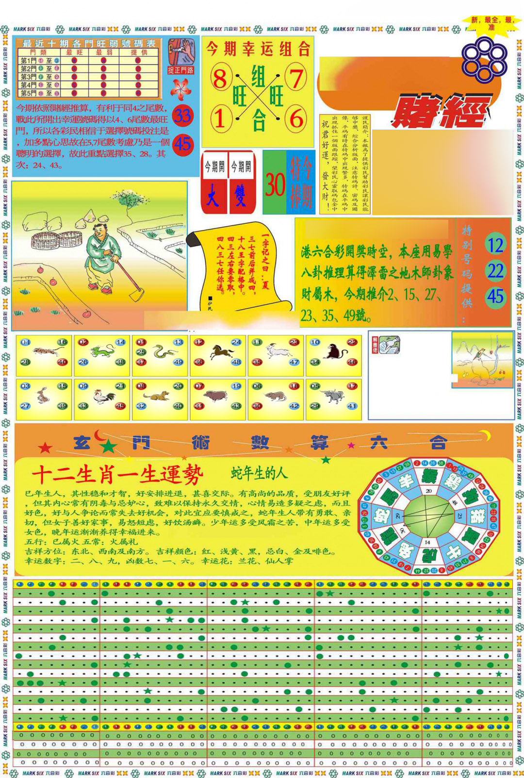 133期马经赌经A(新图推荐)[图]