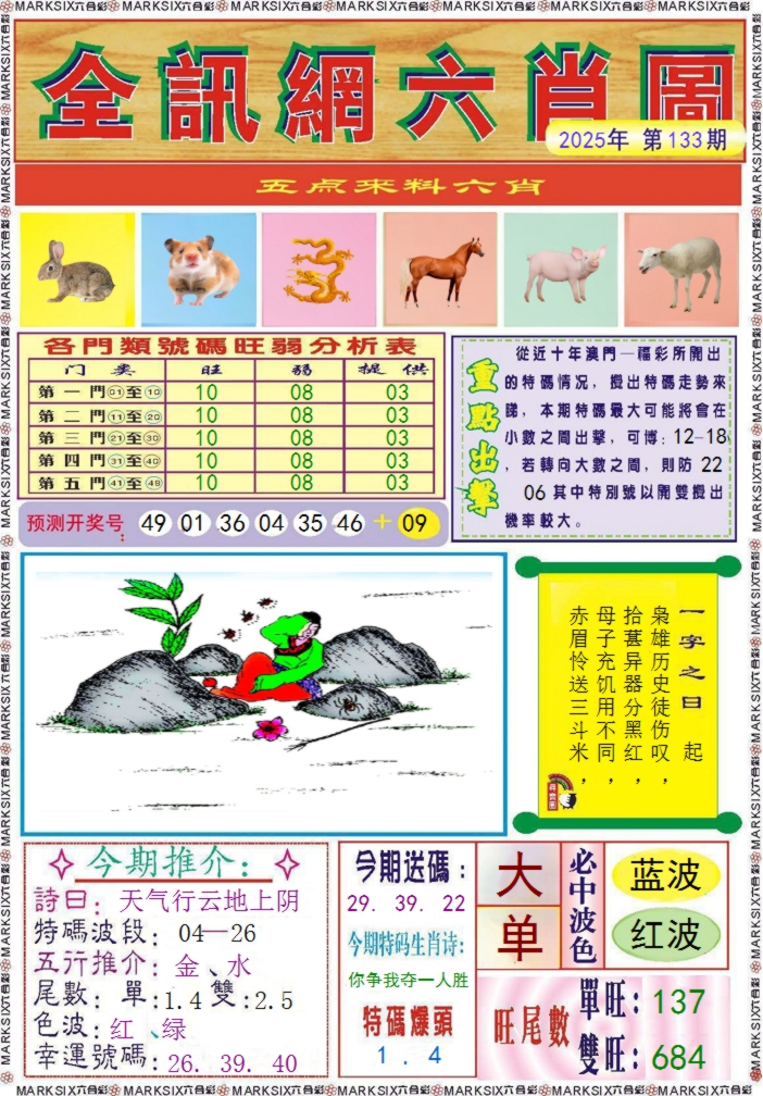 133期全讯网六肖图记录[图]