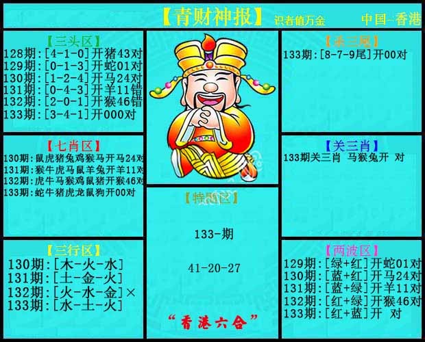 133期青财神报[图]